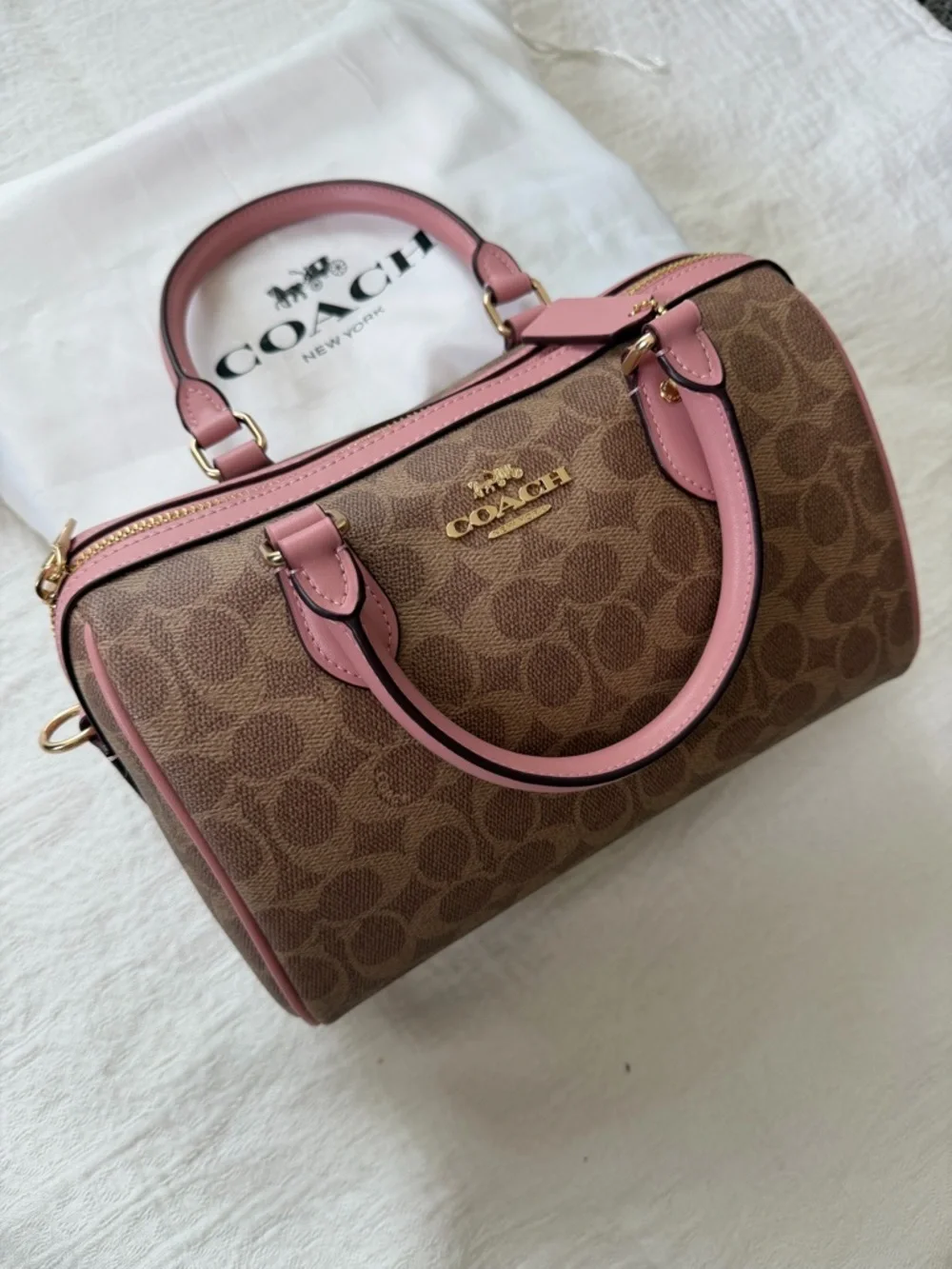 Coach Rowan Satchel Signature Canvas - Picture 3 of 16